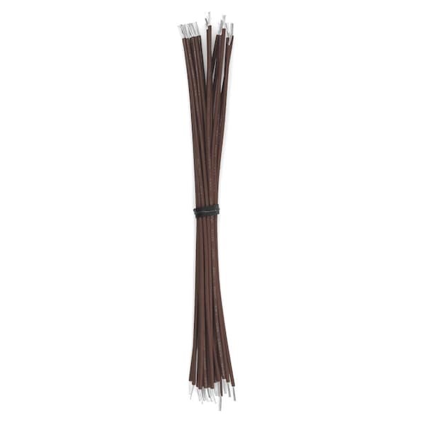 Lead Wire, UL1061, 16 AWG, Brown, 2 ft, 500 PK